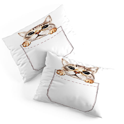Anna Shell Pocket cat Pillow Shams