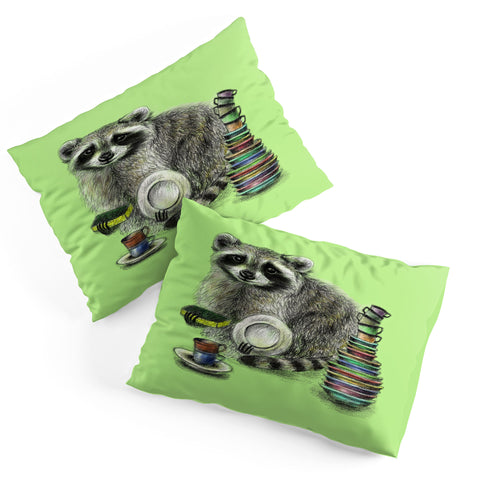 Anna Shell Raccoon Pillow Shams