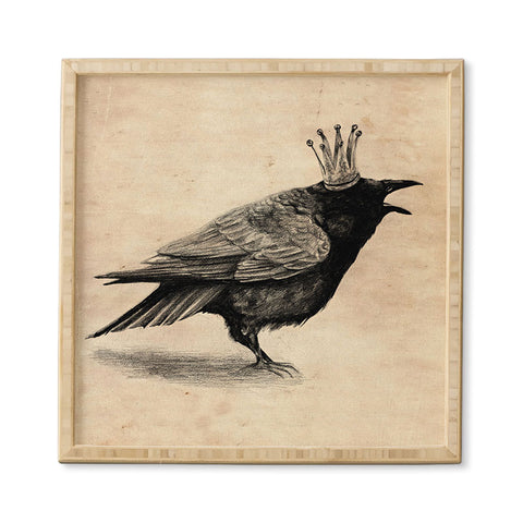 Anna Shell Raven Framed Wall Art