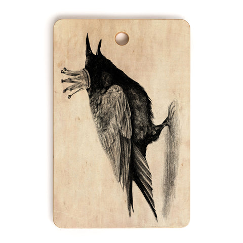 Anna Shell Raven Cutting Board Rectangle