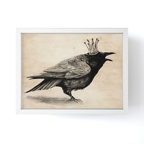 Anna Shell Raven Framed Mini Art Print