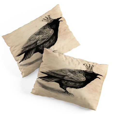 Anna Shell Raven Pillow Shams
