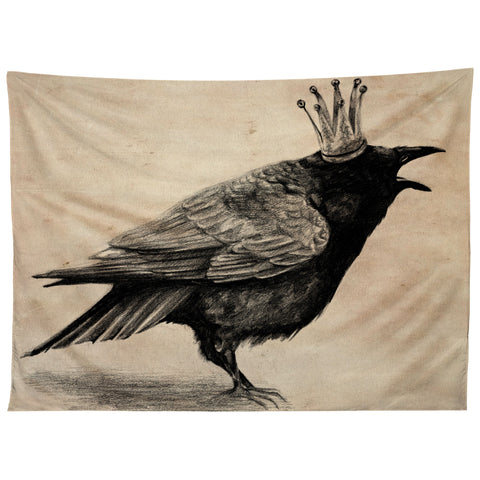 Anna Shell Raven Tapestry