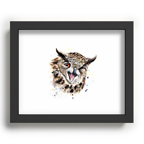 Anna Shell Winking Owl Recessed Framing Rectangle