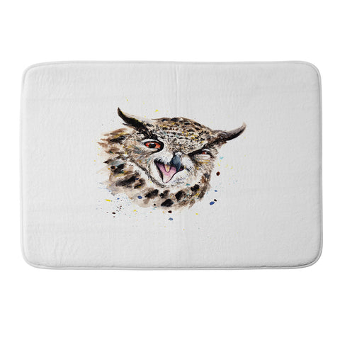 Anna Shell Winking Owl Memory Foam Bath Mat