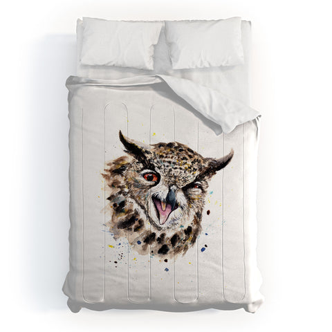 Anna Shell Winking Owl Comforter