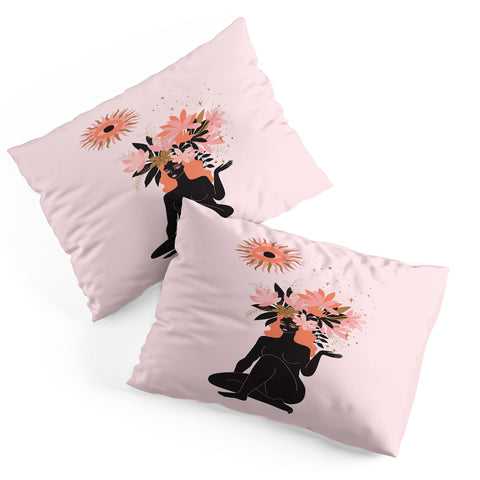 Anneamanda blooming in sun Pillow Shams