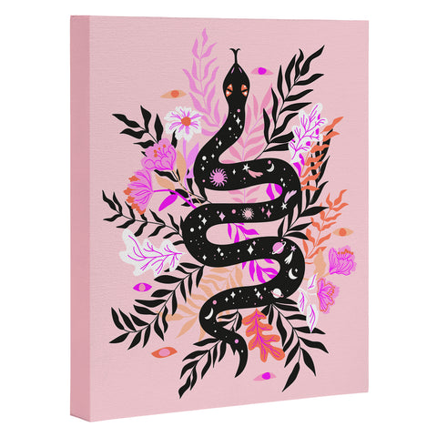 Anneamanda cosmic snake Art Canvas