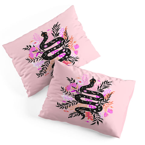 Anneamanda cosmic snake Pillow Shams