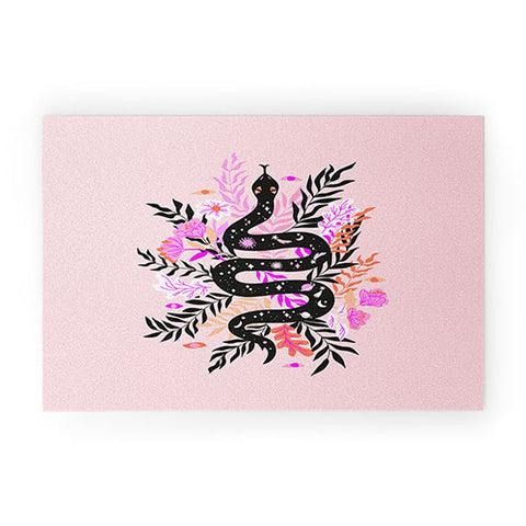 Anneamanda cosmic snake Welcome Mat