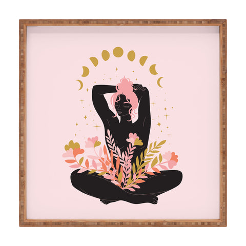 Anneamanda deep breath Square Tray