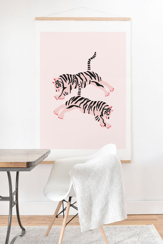 Anneamanda fierce females Art Print And Hanger