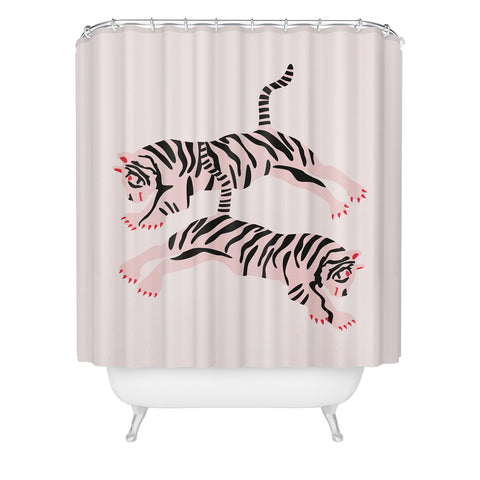 Anneamanda fierce females Shower Curtain