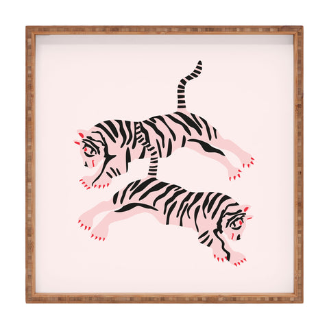 Anneamanda fierce females Square Tray