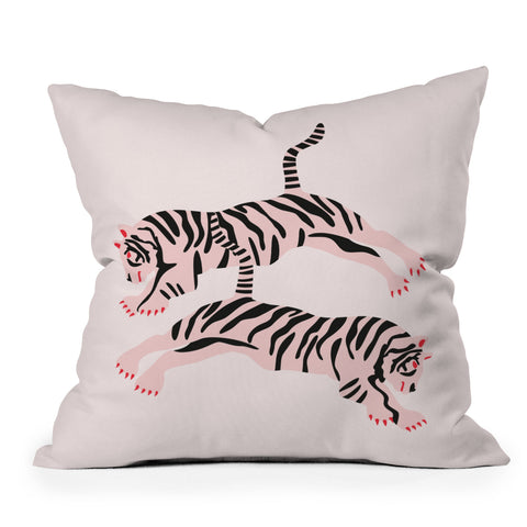 Anneamanda fierce females Throw Pillow