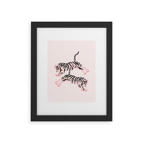 Anneamanda fierce females Framed Art Print