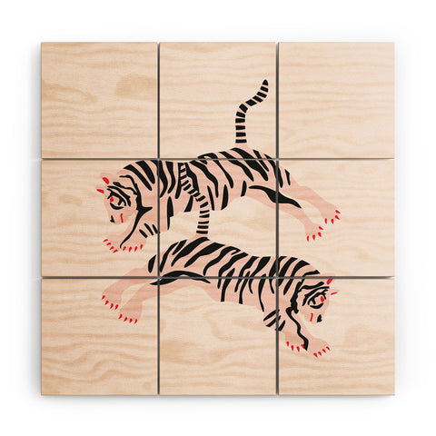 Anneamanda fierce females Wood Wall Mural