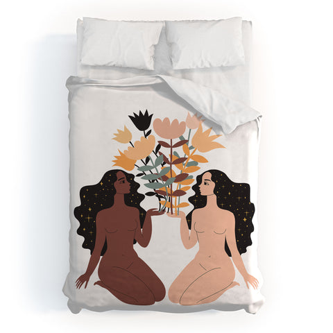Anneamanda give and receive Duvet Cover