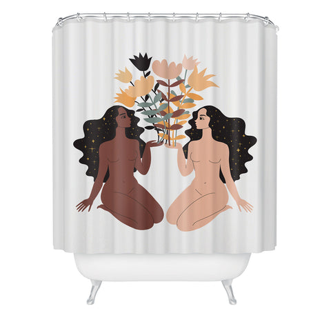Anneamanda give and receive Shower Curtain