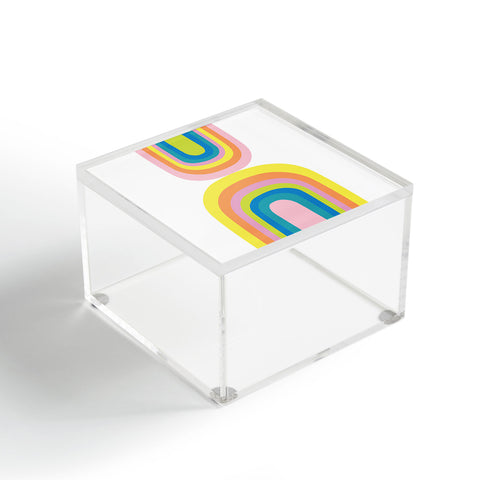 Anneamanda happy rainbows Acrylic Box