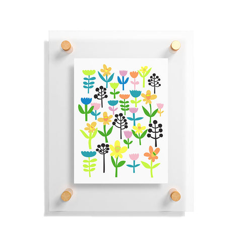 Anneamanda happy summer meadow Floating Acrylic Print