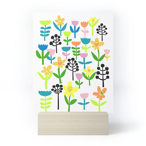 Anneamanda happy summer meadow Mini Art Print