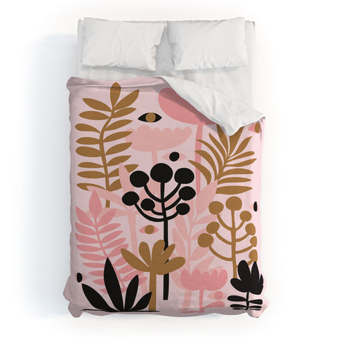 Anneamanda jupiter meadow Duvet Cover