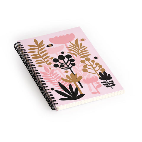 Anneamanda jupiter meadow Spiral Notebook