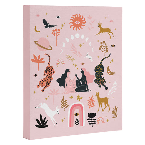 Anneamanda magic garden Art Canvas