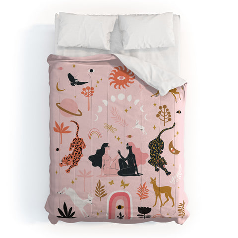 Anneamanda magic garden Comforter