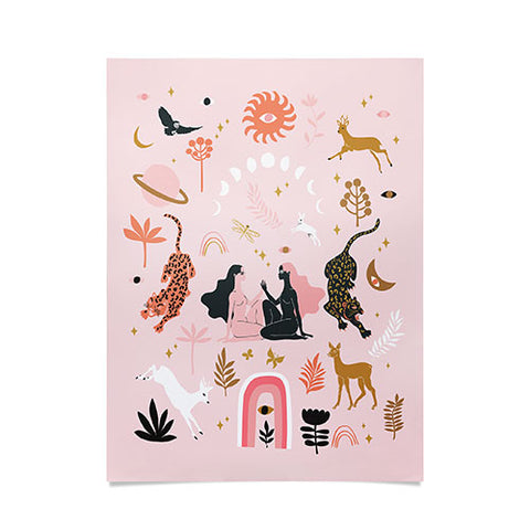 Anneamanda magic garden Poster