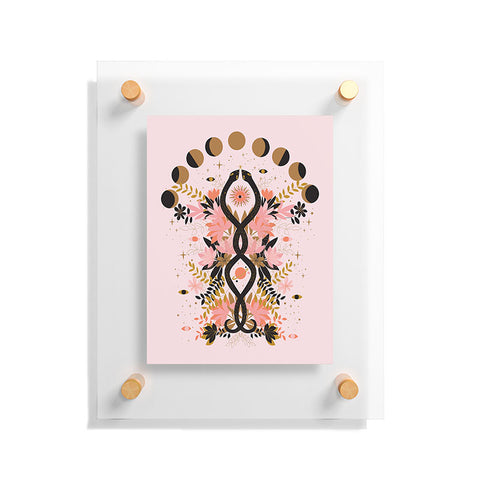 Anneamanda magic snakes Floating Acrylic Print