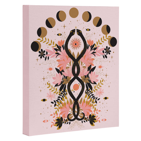 Anneamanda magic snakes Art Canvas