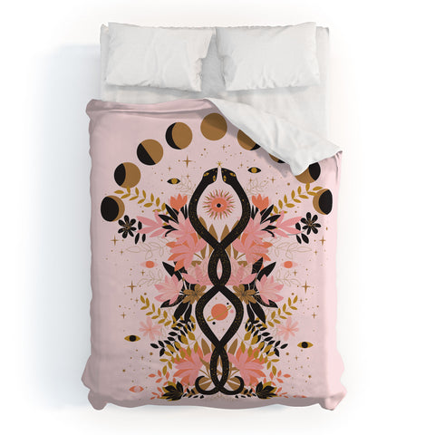 Anneamanda magic snakes Duvet Cover