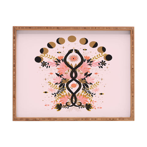 Anneamanda magic snakes Rectangular Tray