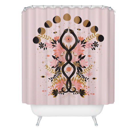 Anneamanda magic snakes Shower Curtain