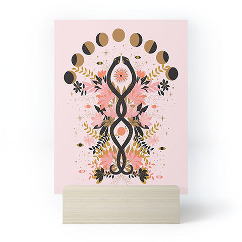 Anneamanda magic snakes Mini Art Print