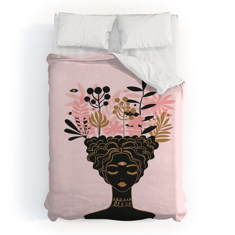 Anneamanda mind garden Duvet Cover