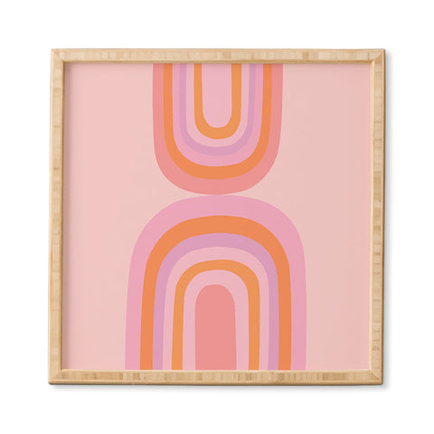 Anneamanda rainbow arches Framed Wall Art