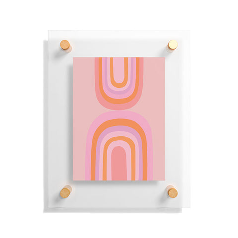 Anneamanda rainbow arches Floating Acrylic Print