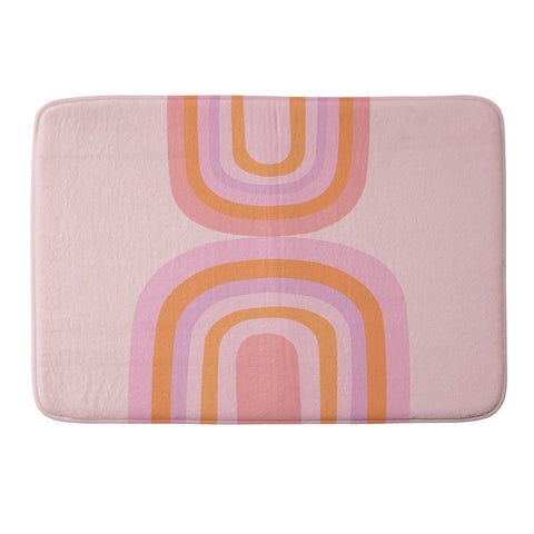 Anneamanda rainbow arches Memory Foam Bath Mat