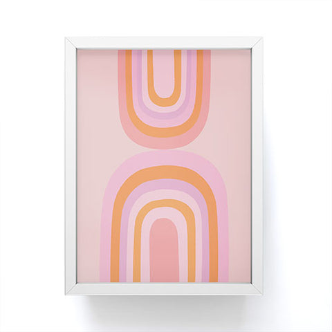 Anneamanda rainbow arches Framed Mini Art Print