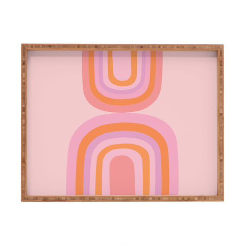 Anneamanda rainbow arches Rectangular Tray