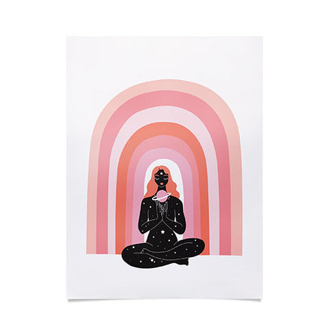 Anneamanda rainbow meditation Poster