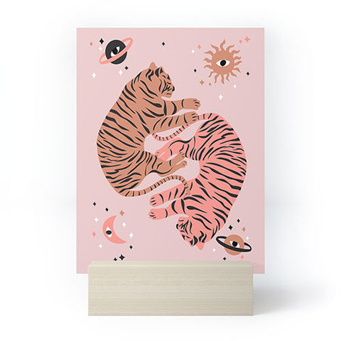 Anneamanda sleeping tigers Mini Art Print