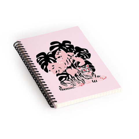Anneamanda tiger queen Spiral Notebook