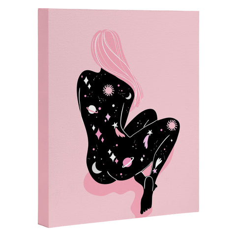 Anneamanda universe inside Art Canvas