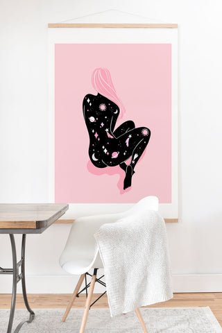 Anneamanda universe inside Art Print And Hanger