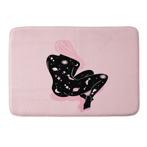 Anneamanda universe inside Memory Foam Bath Mat