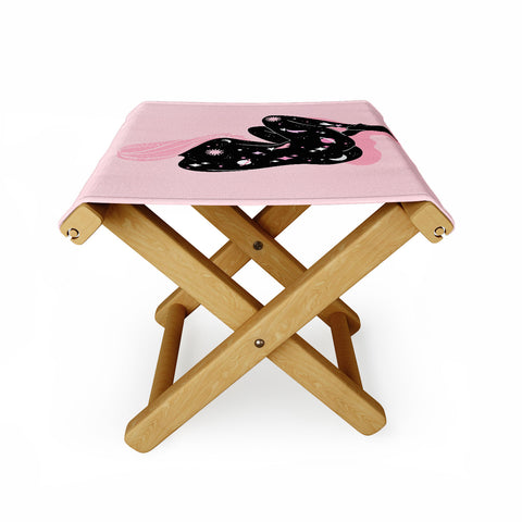 Anneamanda universe inside Folding Stool